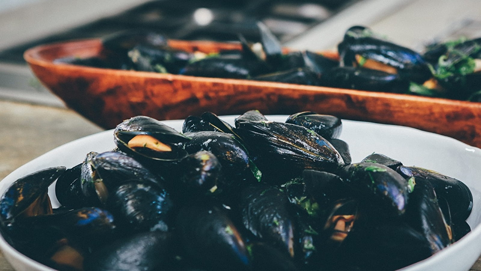 Repas moules frites 